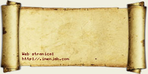 Jana Biber vizit kartica